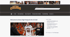 Desktop Screenshot of ameshighhoops.com