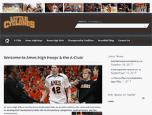 Tablet Screenshot of ameshighhoops.com